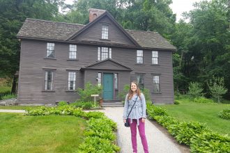 Louisa May Alcott home in Massachussetts